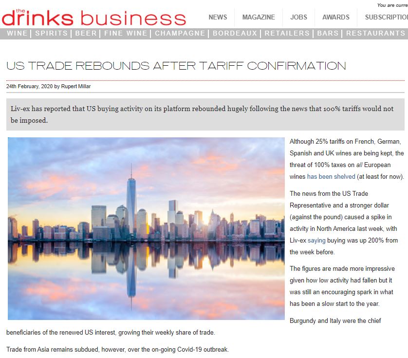 drinks business article