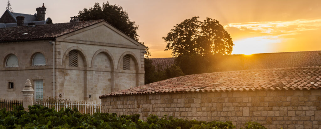 Image shows Chateau Mouton Rothschild.