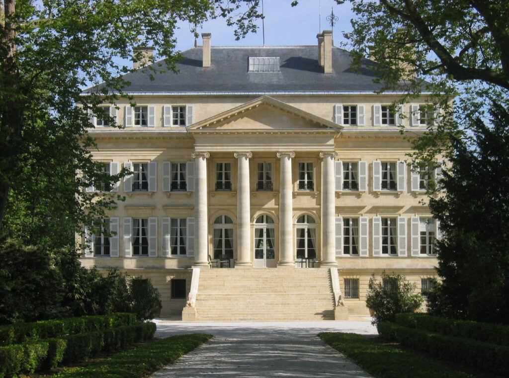 Image shows Chateau Margaux.