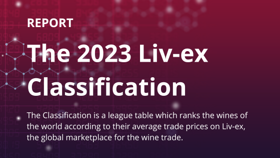 The Classification is a league table which ranks the wines of the world according to their average trade prices on Liv-ex, the global marketplace for the wine trade.