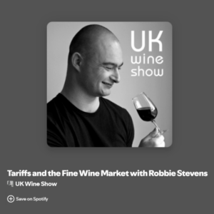 UK Wine Show Robbie Stevens